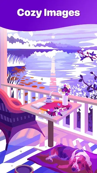 Hey Color Paint by Number Art  [МОД Меню] Screenshot 4