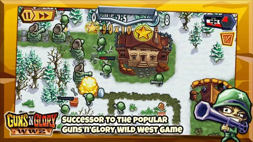 Guns'n'Glory WW2  [МОД Много монет] Screenshot 1