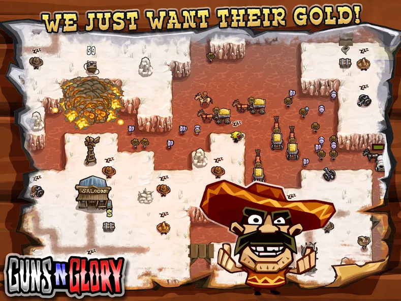 Guns'n'Glory  [МОД Все открыто] Screenshot 3