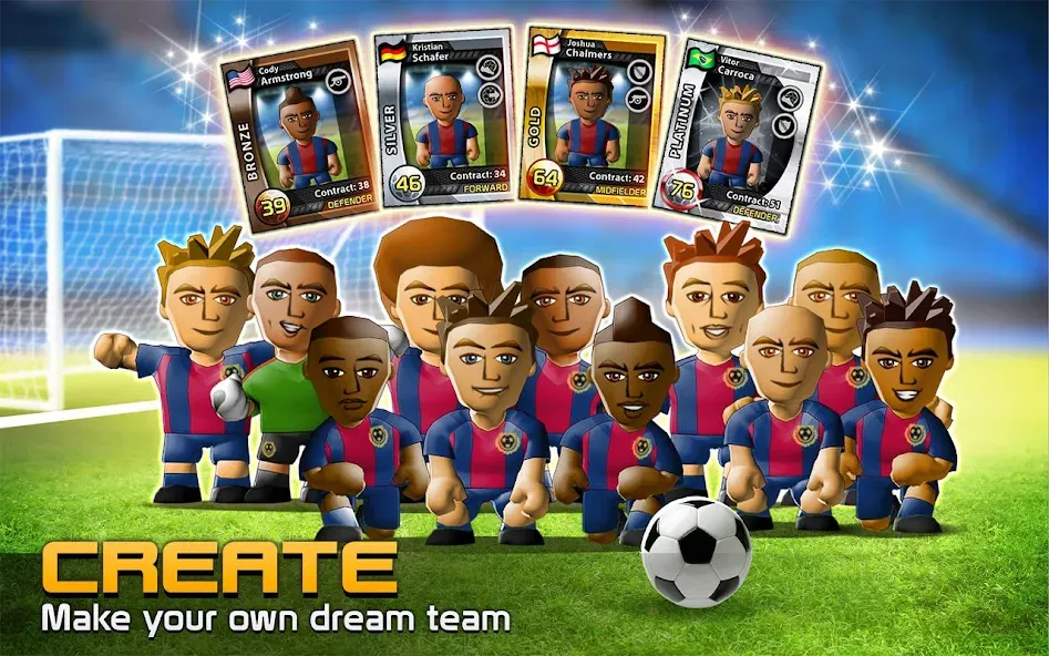 BIG WIN Soccer: World Football (БИГ ВИН Соккер)  [МОД Бесконечные монеты] Screenshot 2