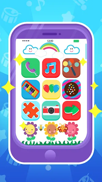 Baby Phone: Toddler Games (Беби Фон)  [МОД Бесконечные деньги] Screenshot 1