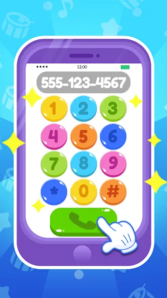 Baby Phone: Toddler Games (Беби Фон)  [МОД Бесконечные деньги] Screenshot 2