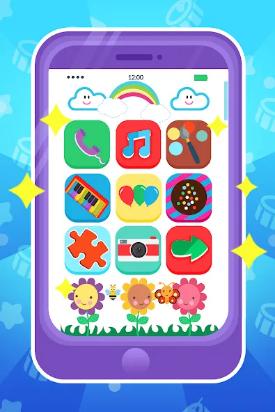 Baby Phone: Toddler Games (Беби Фон)  [МОД Бесконечные деньги] Screenshot 5