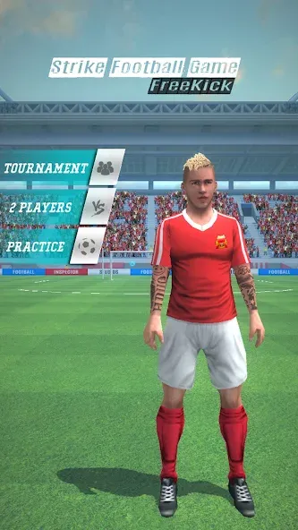 Strike Football Game FreeKick  [МОД Mega Pack] Screenshot 4