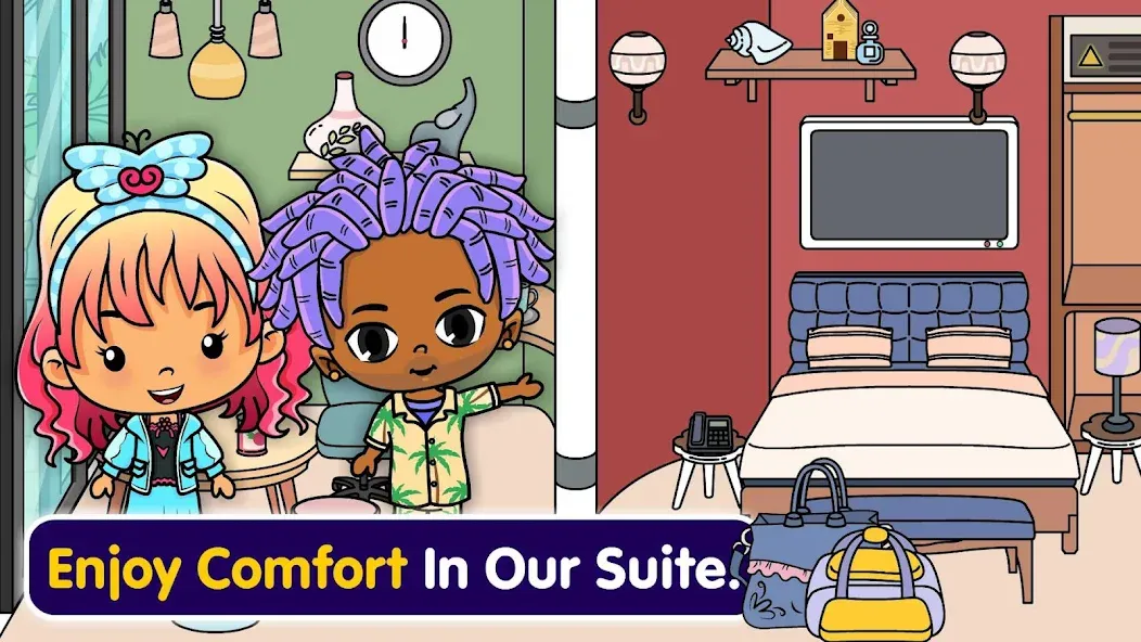 Tizi Town - My Hotel Games  [МОД Unlocked] Screenshot 2