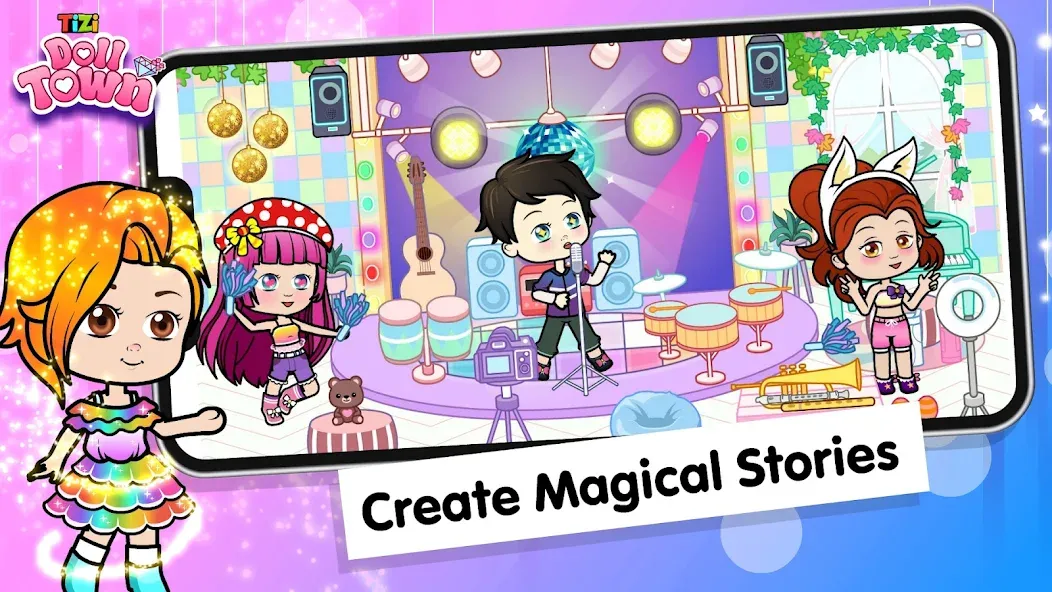 Tizi Town: Doll Dress Up Games  [МОД Unlocked] Screenshot 5