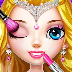 Скачать взломанную Princess Makeup Salon  [МОД Все открыто] - стабильная версия apk на Андроид