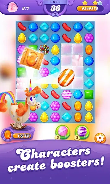 Candy Crush Friends Saga (Кенди Краш Френдс Сага)  [МОД Меню] Screenshot 3