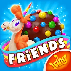 Скачать взлом Candy Crush Friends Saga (Кенди Краш Френдс Сага)  [МОД Меню] - полная версия apk на Андроид