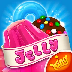 Взломанная Candy Crush Jelly Saga (Кенди Краш Джелли Сага)  [МОД Все открыто] - последняя версия apk на Андроид