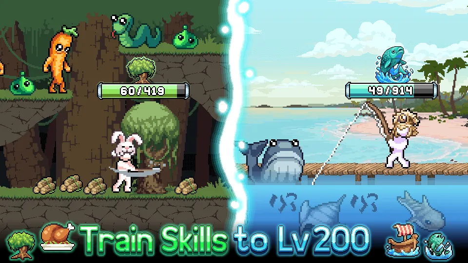 IdleOn - The Idle RPG (Айдлон)  [МОД Много денег] Screenshot 4