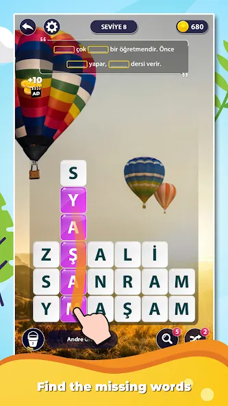 Word Surf: Inspire (Ворд Серф)  [МОД Unlocked] Screenshot 1