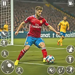 Взломанная World football 2024 offline  [МОД Menu] - стабильная версия apk на Андроид