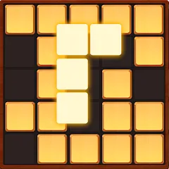 Взломанная Wood Block Puzzle - Wood crush (Вуд Блок Пазл)  [МОД Все открыто] - полная версия apk на Андроид