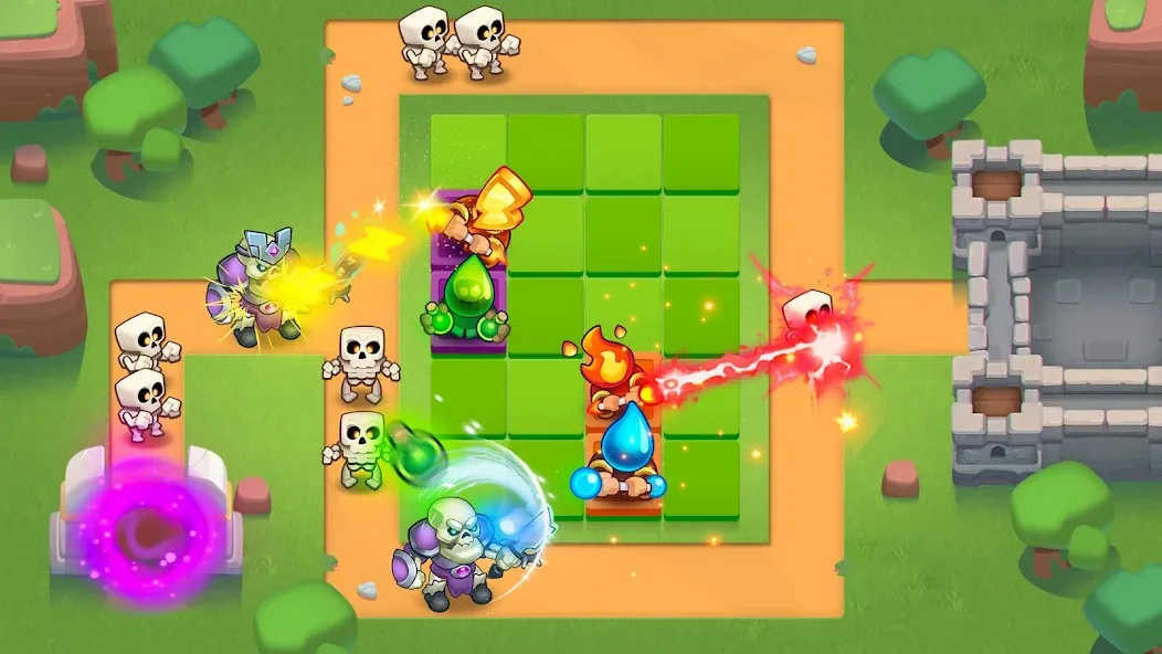 Rush Royale: Tower Defense TD (Раш Рояль)  [МОД Unlocked] Screenshot 1