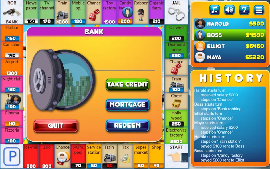 CrazyPoly - Business Dice Game (КрейзиПоли)  [МОД Все открыто] Screenshot 3