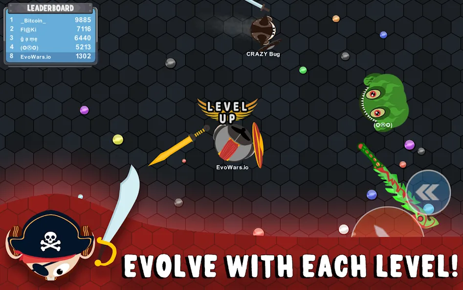 EvoWars.io  [МОД Menu] Screenshot 1