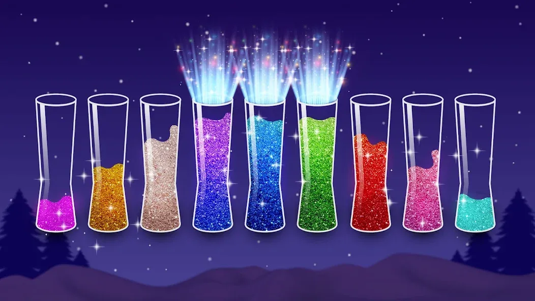 Color Water Sort Wooden Puzzle (Цвет воды Сорт Вуди Пазл)  [МОД Много денег] Screenshot 2