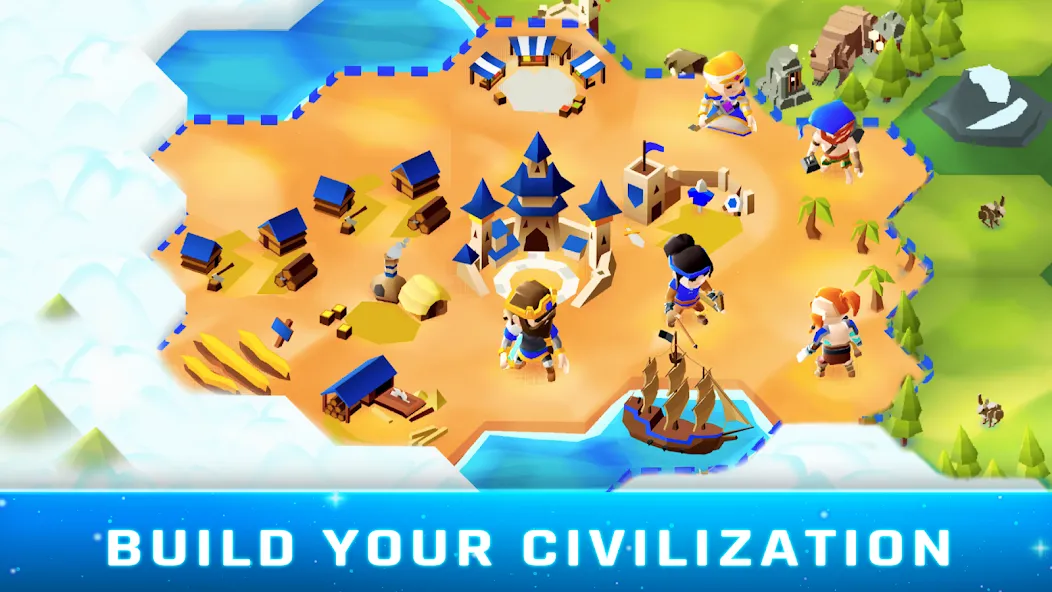 Hexapolis: Civilization wars (Хексаполис)  [МОД Бесконечные деньги] Screenshot 2