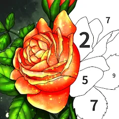 Взломанная Art Coloring - Color by Number  [МОД Menu] - последняя версия apk на Андроид