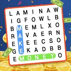 Скачать взлом Make Money: Word Search (Мейк Мани)  [МОД Много денег] - последняя версия apk на Андроид