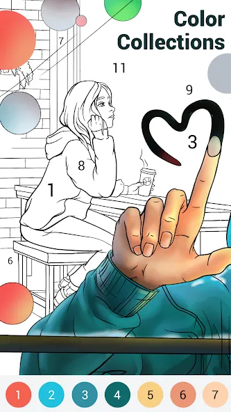 Happy Color®: Coloring Book (Хэппи Колор)  [МОД Все открыто] Screenshot 4