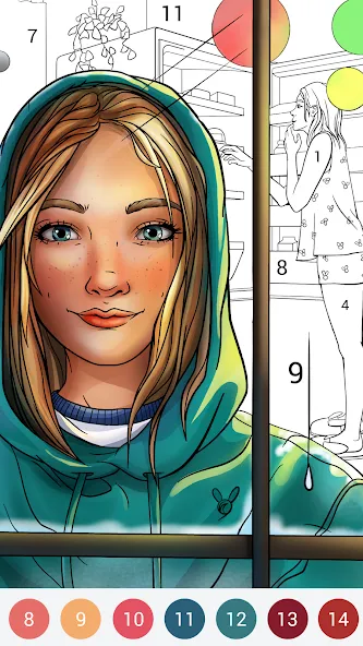 Happy Color®: Coloring Book (Хэппи Колор)  [МОД Все открыто] Screenshot 5