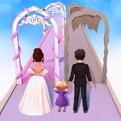 Взломанная Family Town: Match-3 Makeover (Фэмили Таун)  [МОД Все открыто] - полная версия apk на Андроид