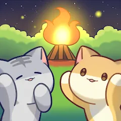 Скачать взлом Cat Forest - Healing Camp  [МОД Menu] - стабильная версия apk на Андроид