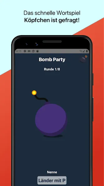 Bomb Party: Das Bombenspiel! (Бомб Пати)  [МОД Menu] Screenshot 2