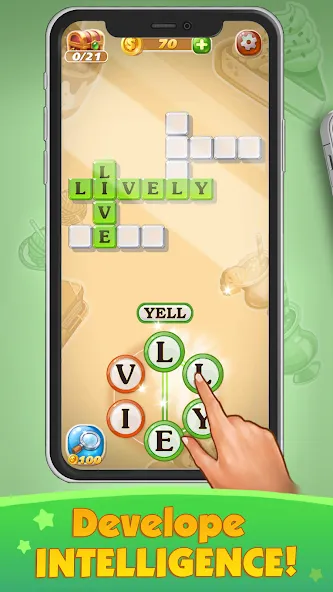 Words with Prof. Wisely  [МОД Бесконечные монеты] Screenshot 2