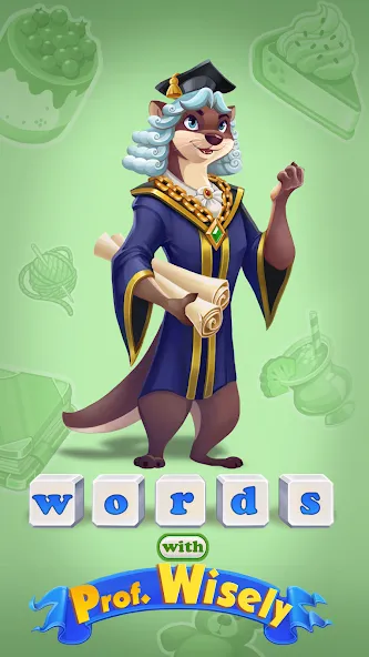 Words with Prof. Wisely  [МОД Бесконечные монеты] Screenshot 5