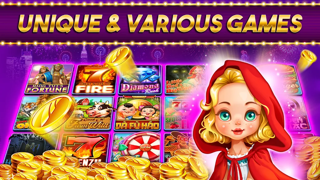 Casino Frenzy - Slot Machines (Казино Френзи)  [МОД Много монет] Screenshot 3