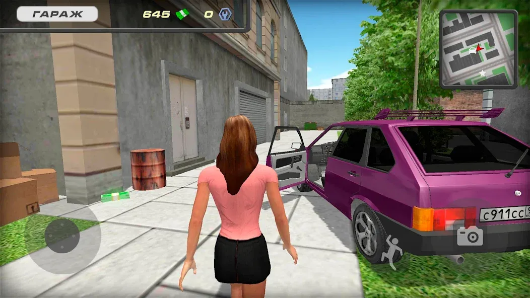 Lada 2109 Russian Car Driver  [МОД Menu] Screenshot 1