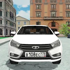 Взлом Русская тачка Лада Веста  [МОД Много денег] - последняя версия apk на Андроид