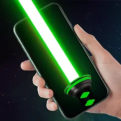 Скачать взломанную Lightsaber Gun Simulator  [МОД Mega Pack] - полная версия apk на Андроид