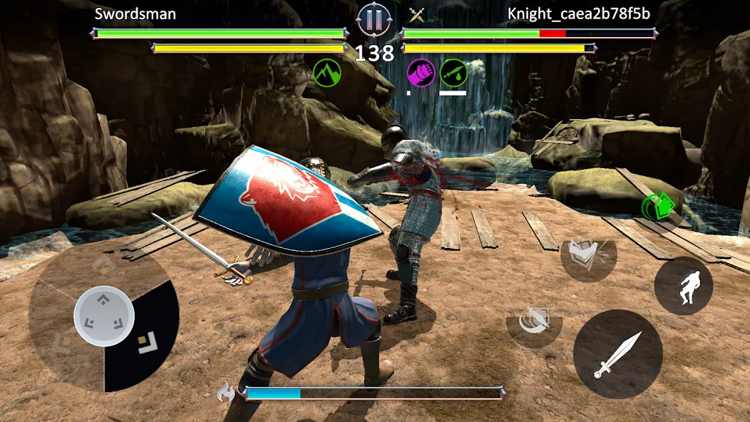 Knights Fight 2: New Blood (На русский язык это будет Найтс Файт 2)  [МОД Много монет] Screenshot 1