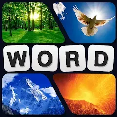 Взлом Puzzle: 4 pics 1 word offline  [МОД Unlocked] - стабильная версия apk на Андроид