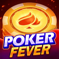Взломанная Poker Fever - Win your Fame (Покер Клаш)  [МОД Unlimited Money] - полная версия apk на Андроид