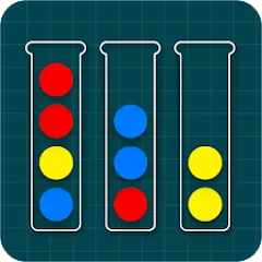 Взломанная Ball Sort Puzzle - Color Games (Балл Сорт Пазл)  [МОД Unlocked] - полная версия apk на Андроид