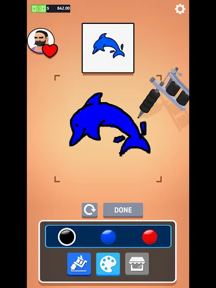 Ink Inc. - Tattoo Drawing  [МОД Меню] Screenshot 5