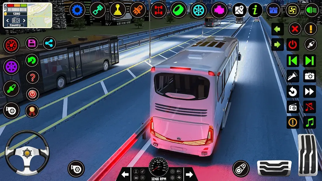 Bus Driving Games 3D: Bus Game  [МОД Menu] Screenshot 1