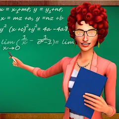 Скачать взлом High School Teacher Sim Games  [МОД Mega Pack] - полная версия apk на Андроид