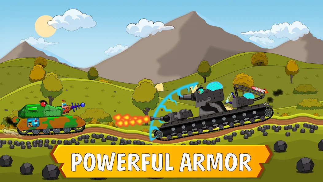 TankCraft – War Tank Battles (ТанкКрафт)  [МОД Unlimited Money] Screenshot 2