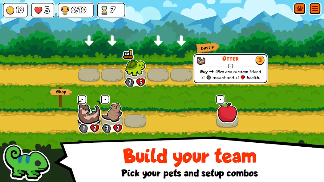 Super Auto Pets (упер Ауто Петс)  [МОД Все открыто] Screenshot 1
