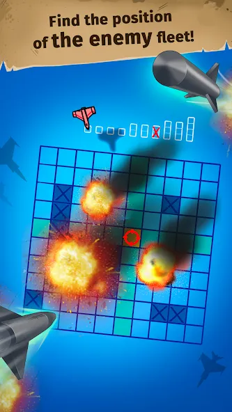 Sink the Fleet - Sea War  [МОД Unlocked] Screenshot 2