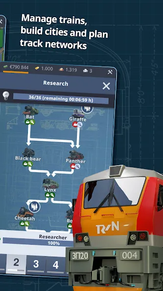 Rail Nation - Railroad Tycoon (Рэйл Нэйшн)  [МОД Бесконечные деньги] Screenshot 2