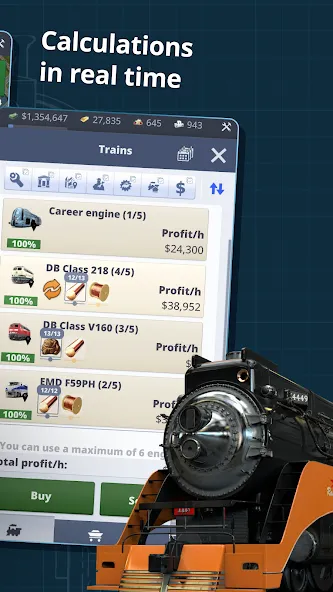 Rail Nation - Railroad Tycoon (Рэйл Нэйшн)  [МОД Бесконечные деньги] Screenshot 4