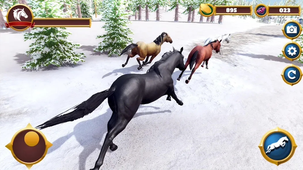Virtual Horse Family Simulator  [МОД Unlimited Money] Screenshot 4