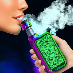 Взломанная Virtual Vape Smoke Simulation (Виртуальное имитирование дыма от вэйпа)  [МОД Меню] - стабильная версия apk на Андроид